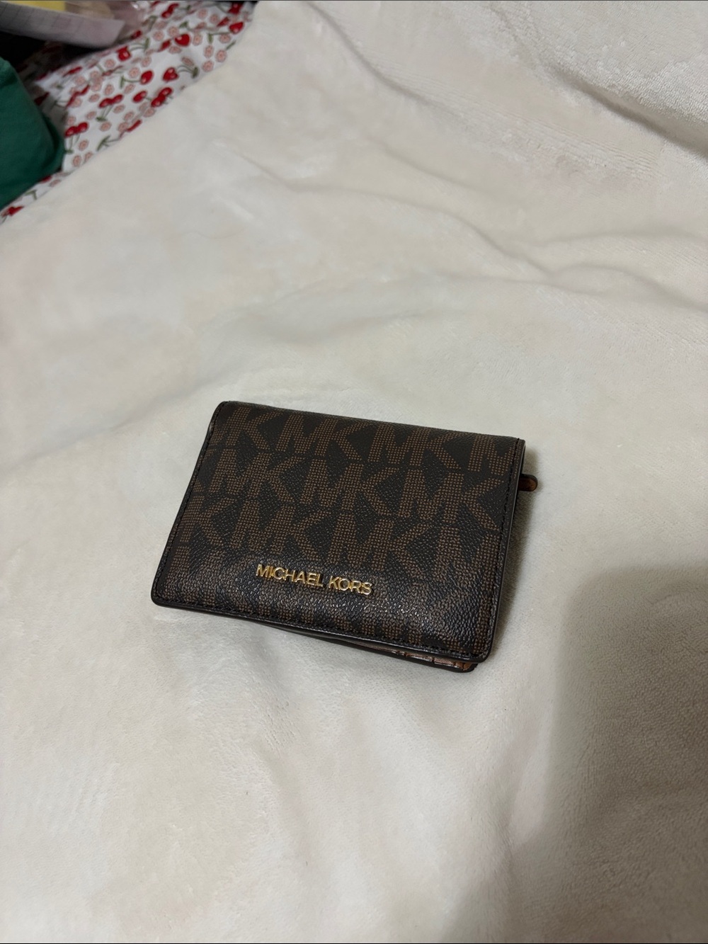 Michael Kors Brown/Gold Wallet